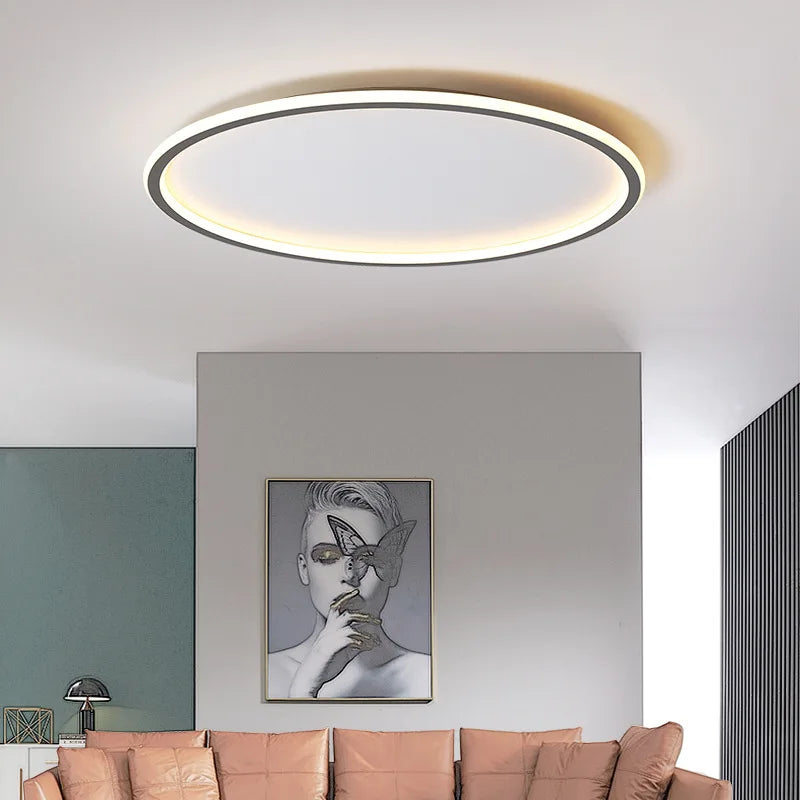 Minimalist Remote Control LED Ceiling Chandelier Light